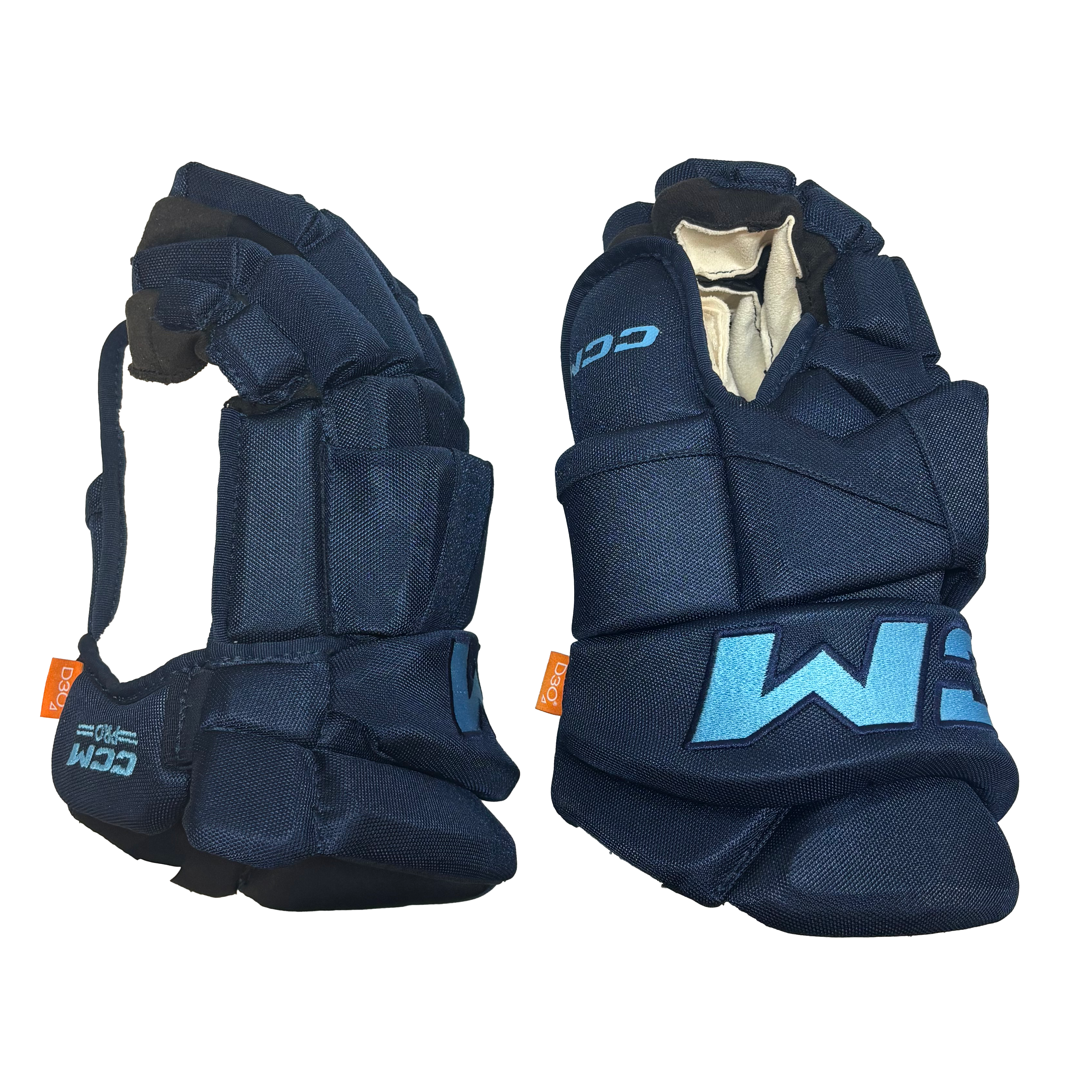 CCM HGPTKXF - PWHL Pro Stock Glove - Toronto Sceptres (Navy/Powder Blue)